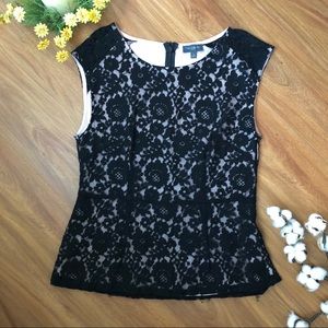 (SOLD) The Limited Lace Peplum Blouse